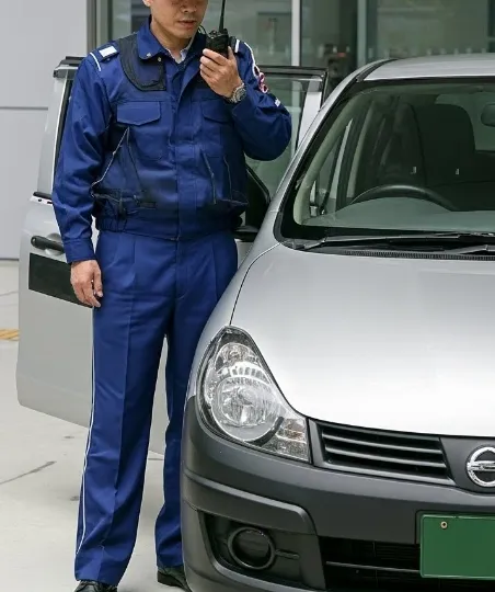 専用輸送車両での警備輸送